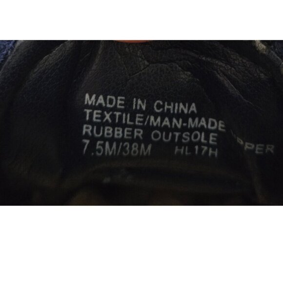 Michael Kors Allie Trainer Admiral Blue Velvet Silver Logo Sneaker Shoes Sz 7.5 - Picture 9 of 9